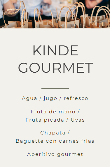 Box Lunch KINDE GOURMET